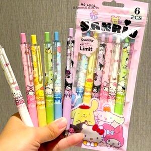 Nwt hello kitty & friends gel pens set set